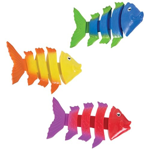 SwimWays Fish Styx Kids Fish-Shaped Pool Diving Toys (3 Pack), Bath Toys & Pool Party Supplies for Kids Ages 5 and Up | Amazon (US)
