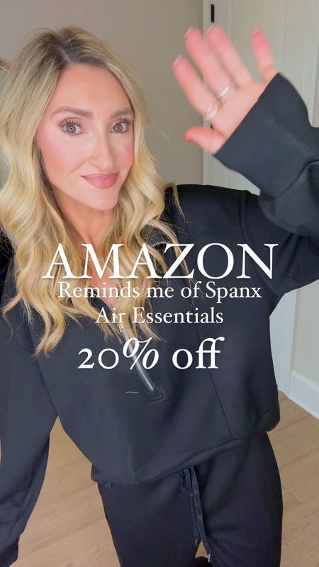 This Amazon spanx inspired set is AMAZING! 20% off comes in 8 colors. Runs a little bit if in between go down. Black Friday. Gift for her 

#LTKGiftGuide #LTKVideo #LTKCyberWeek