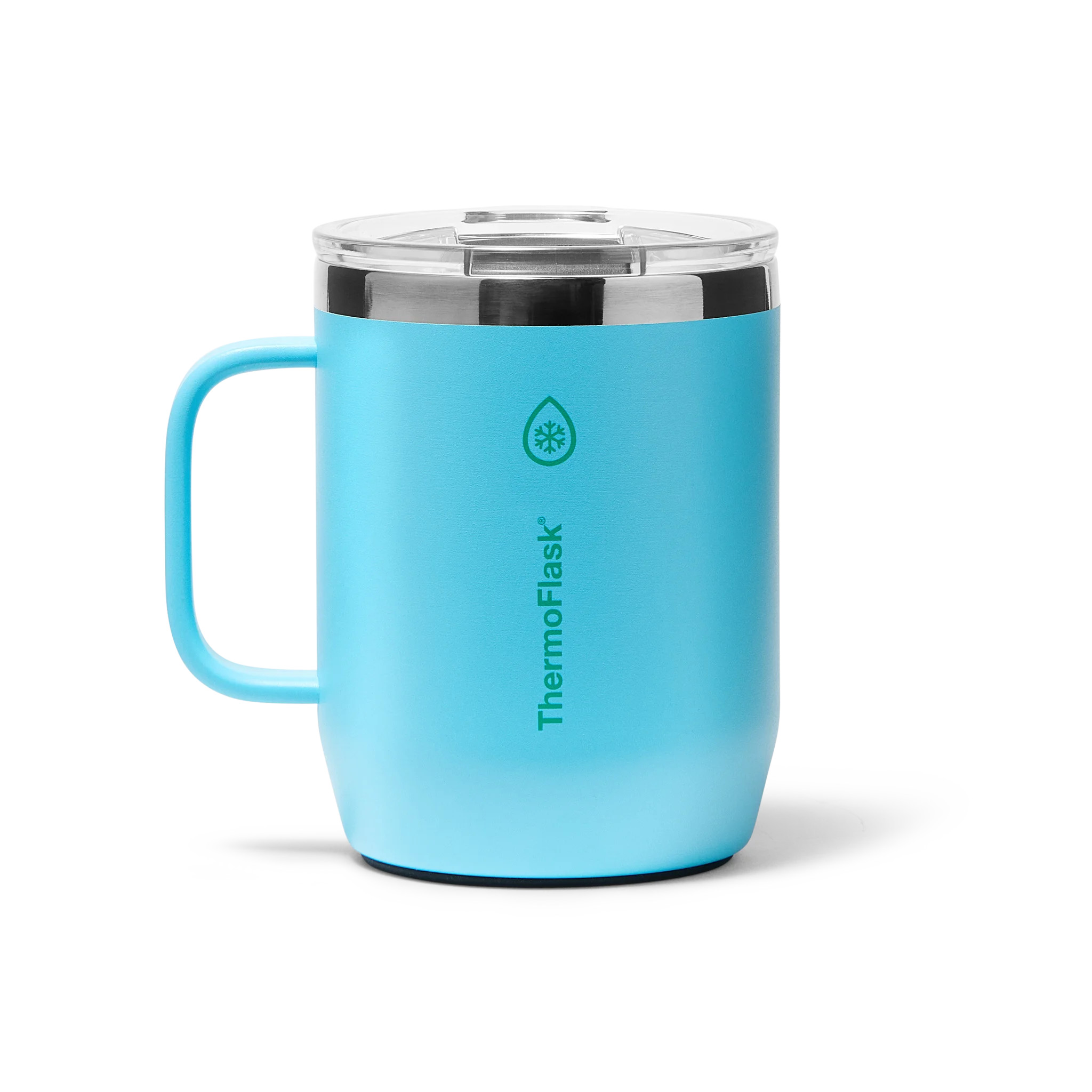 ThermoFlask Drinkware 12 oz Coffee Mug - Double-Wall Insulated for Hot & Cold Drinks - Lightweigh... | Walmart (US)