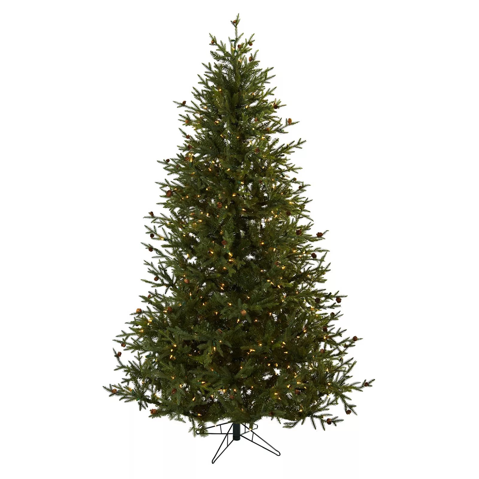 nearly natural 7 1/2-ft. Classic Pine Pre-Lit Artificial Christmas Tree - Indoor, Green | Kohl's
