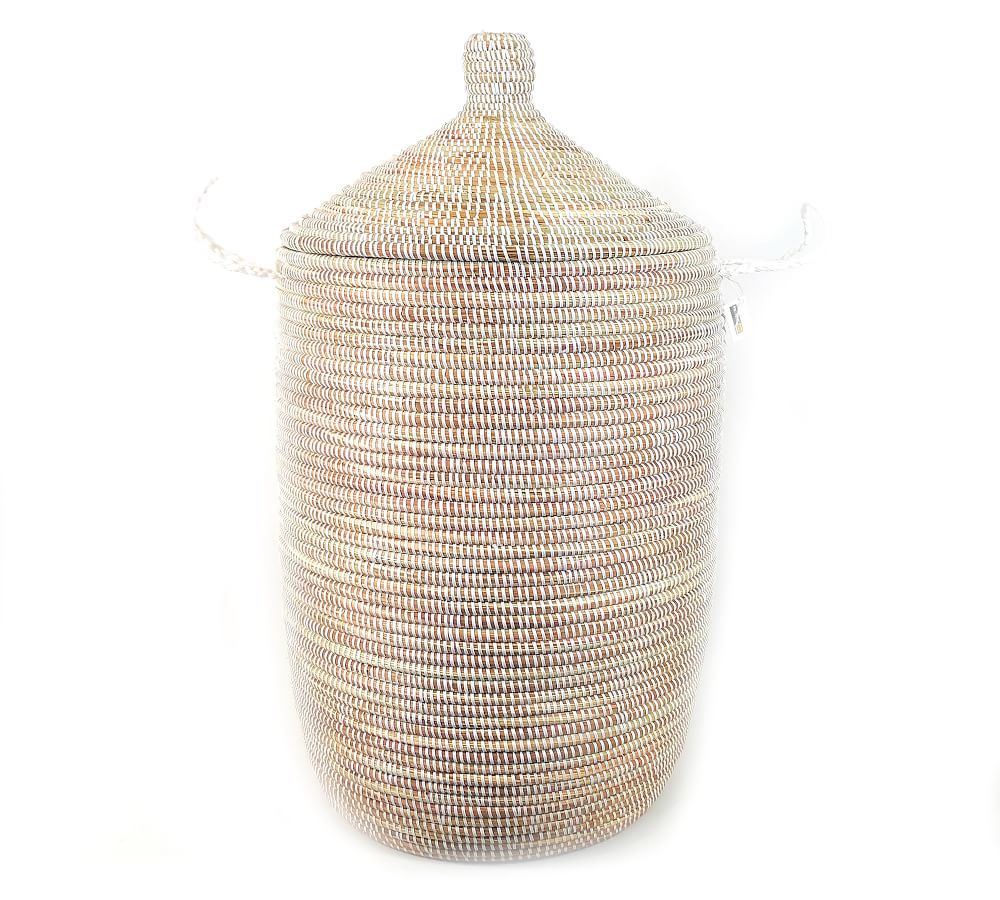 Large Basket With Lid | Pottery Barn (US)