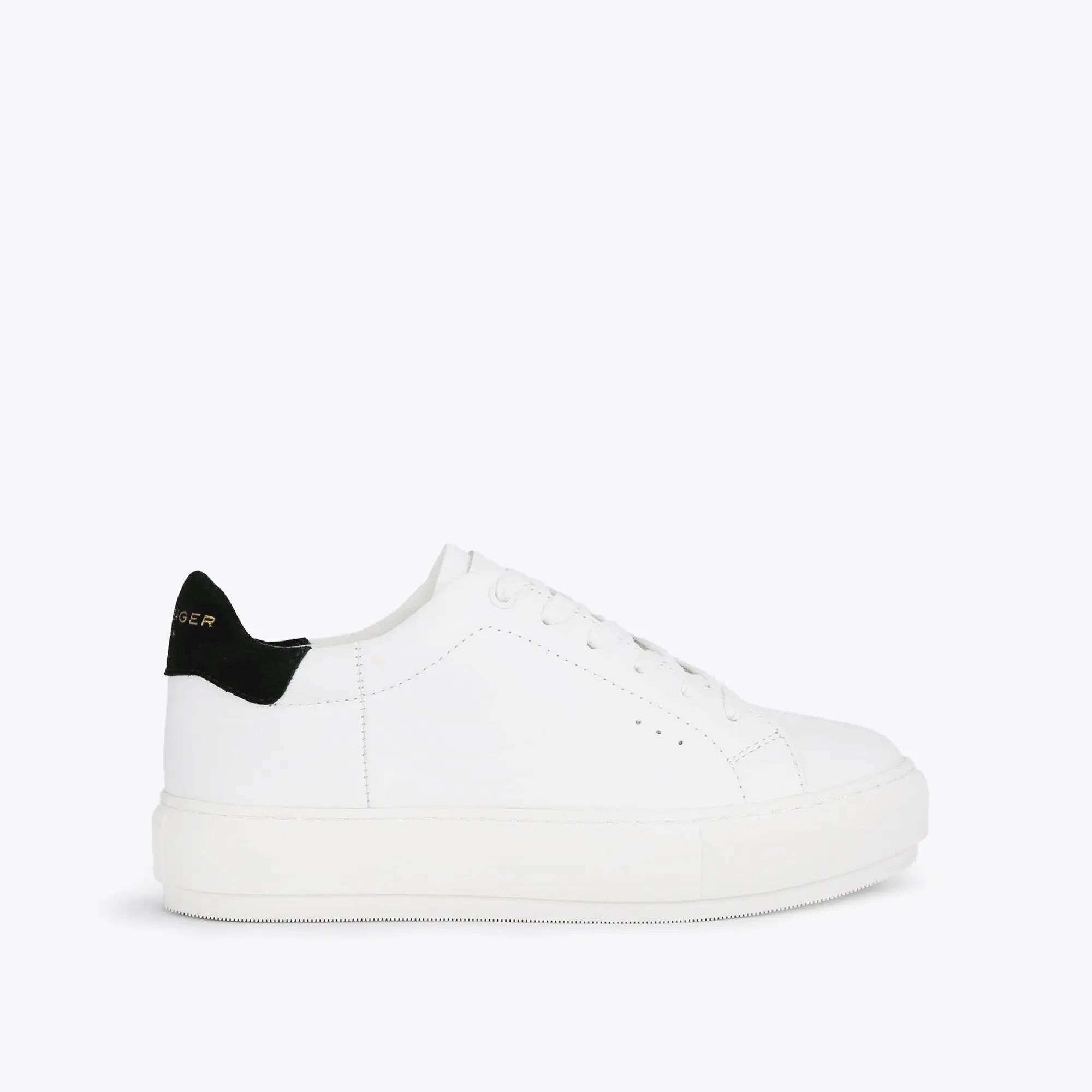 LANEY White Leather Chunky Sneakers by KURT GEIGER LONDON | Kurt Geiger US