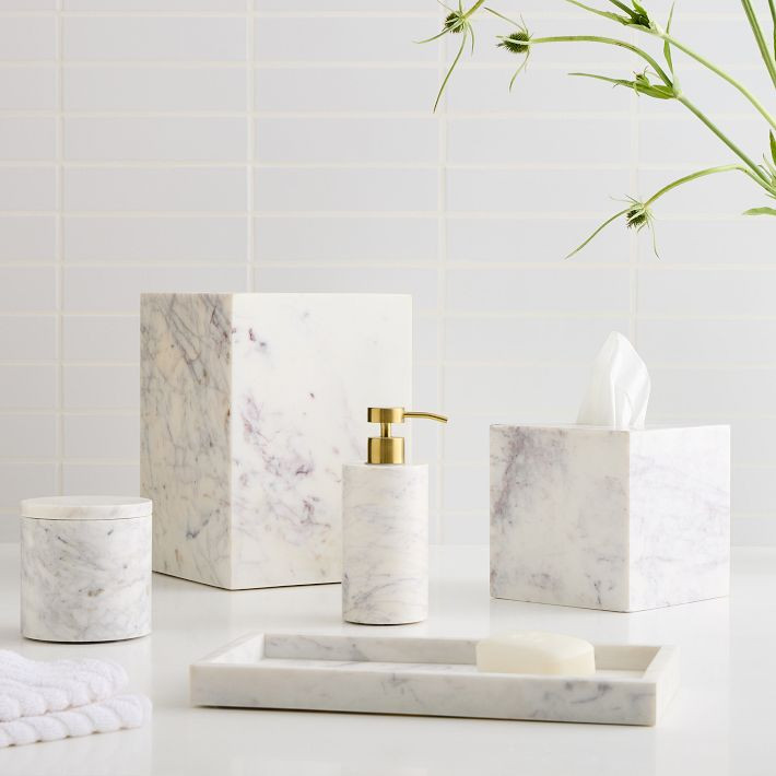 Amalfi Marble Canister | West Elm (US)