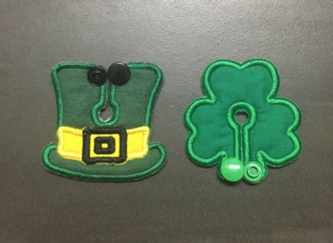 St Patrick’s Day G-tube Pads/g Tube Covers/mic-key AMT Mini One Feeding Tube Pads/tubie Pads - ... | Etsy (US)