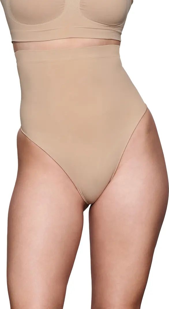 Seamless Sculpt High Waist Thong | Nordstrom