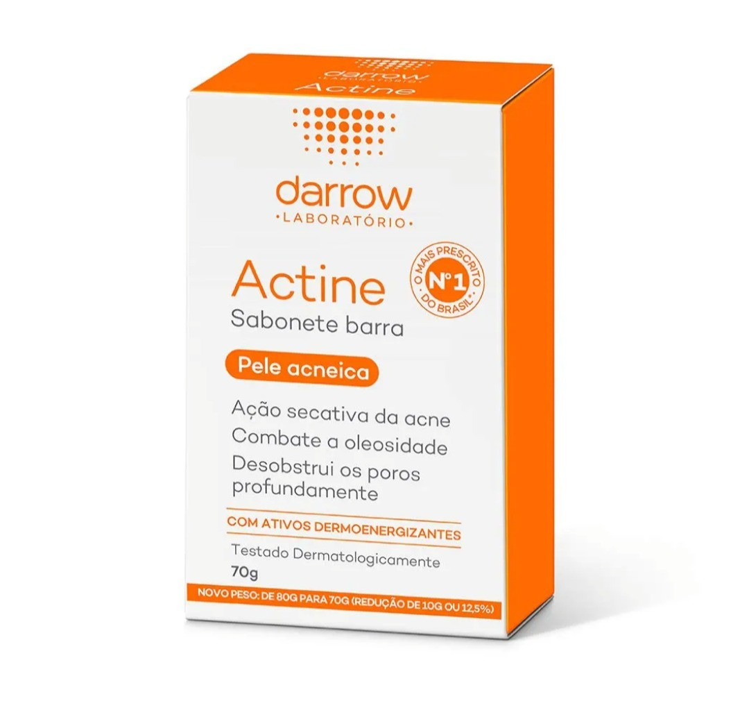 Darrow Actine Sabonete Barra Pele Oleosa A Acneica - 70G 70G

#LTKbrasil