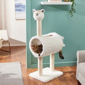 Frisco Animal Series Cat Tunnel with Scratching Post, Llama | Chewy.com