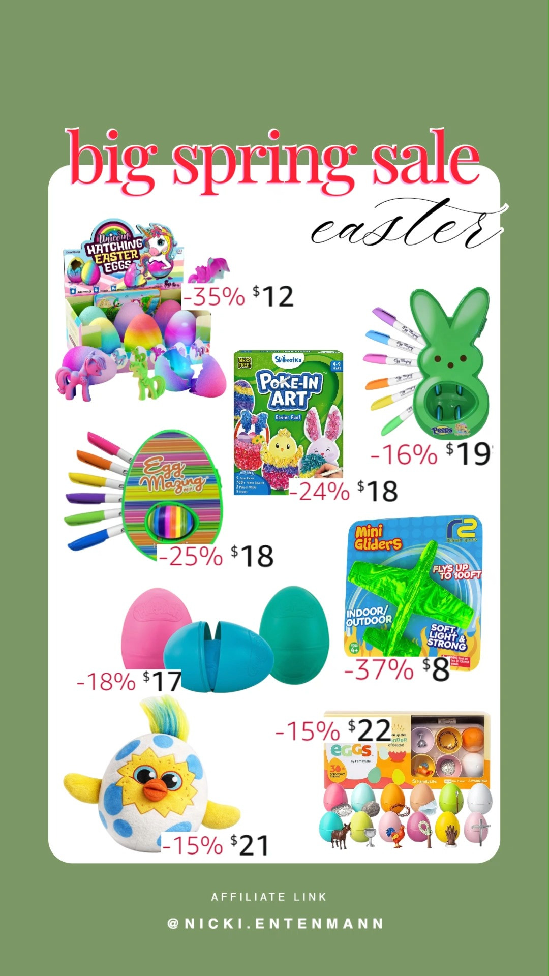 Exciting Easter finds just in time for the big spring sale! From hatching eggs to creative crafts, these toys will bring joy to your little ones. 
#EasterFinds #SpringSale #AmazonFinds #KidsToys 

 #LTKdayinmylife #LTKSaleAlert #LTKKids