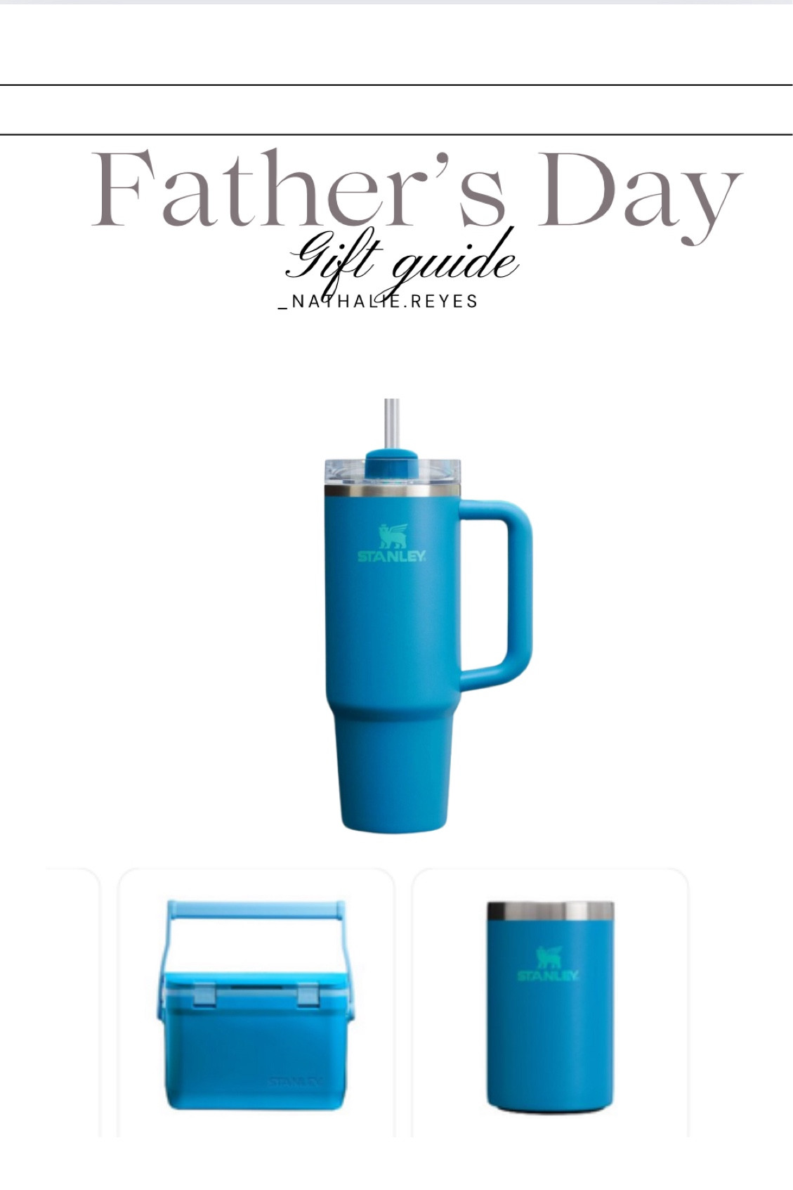 Father’s Day Gift idea! Stanley cup & cooler for the win💙

#LTKSeasonal #LTKMens #LTKGiftGuide
