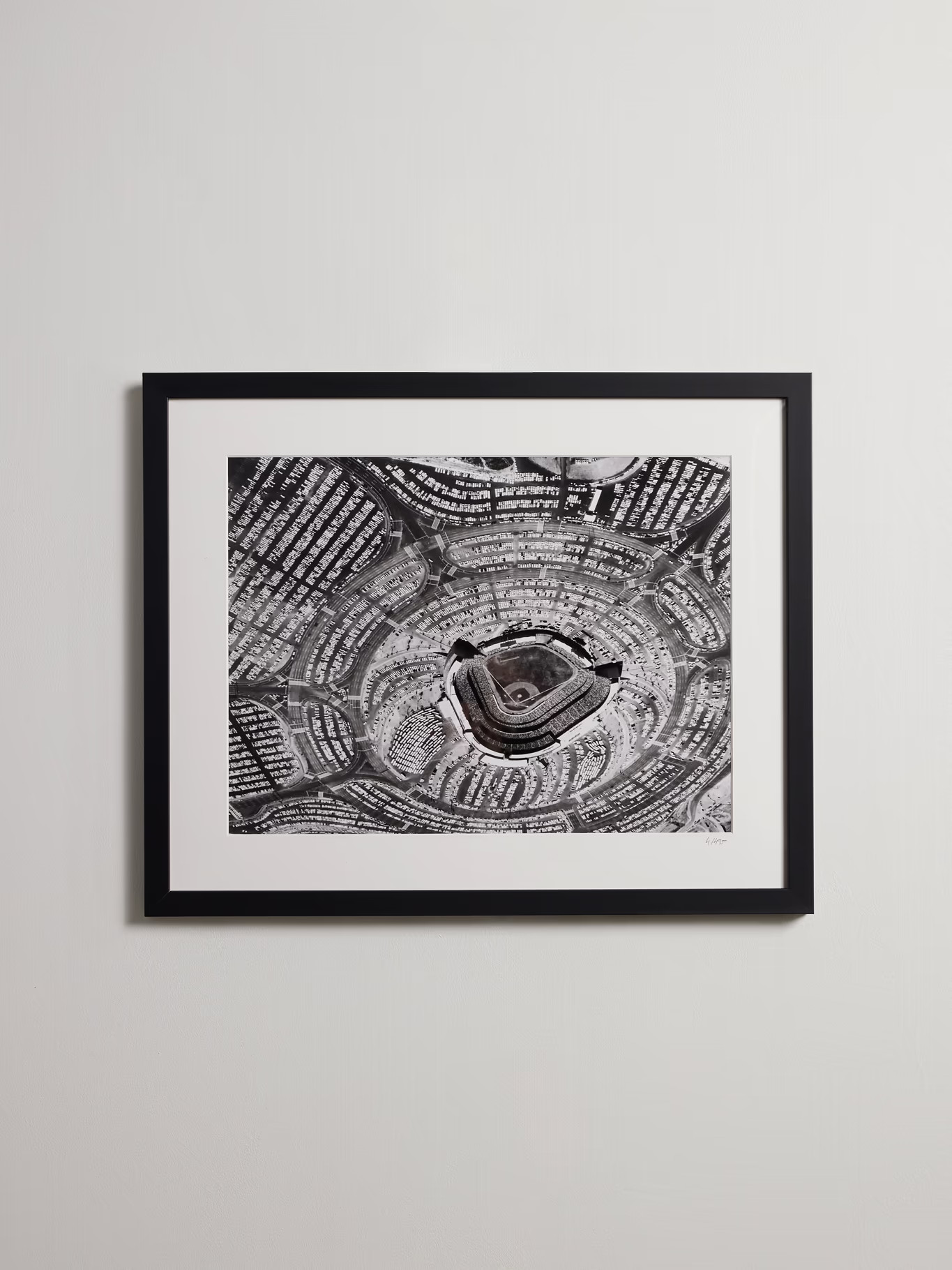Framed 1962 Parking Lots, LA Dodgers Stadium Print, 16" x 20" | Mr Porter (UK)
