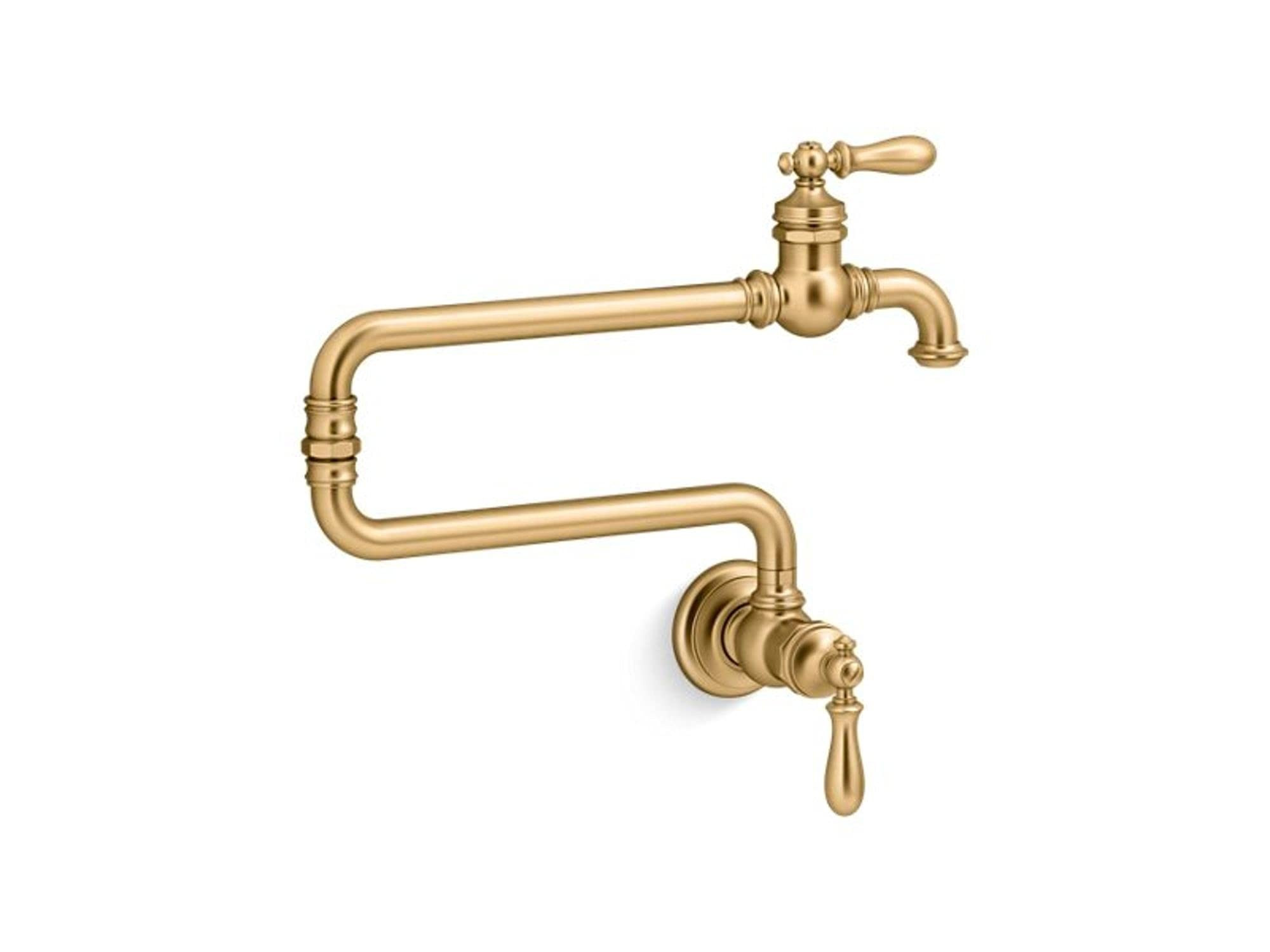 Kohler 99270-2MB Artifacts Kitchen Sink Faucet, Vibrant Brushed Moderne Brass | Amazon (US)