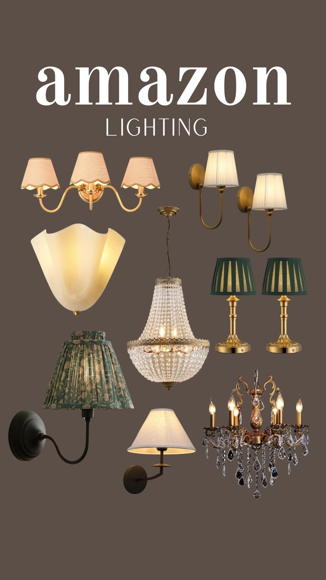 Amazon lighting finds! 

Wall sconce pendant light touch light vintage modern brass 

#LTKootd #LTKmomlife #LTKHome