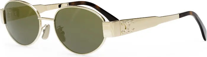 Triomphe 54mm Oval Sunglasses | Nordstrom