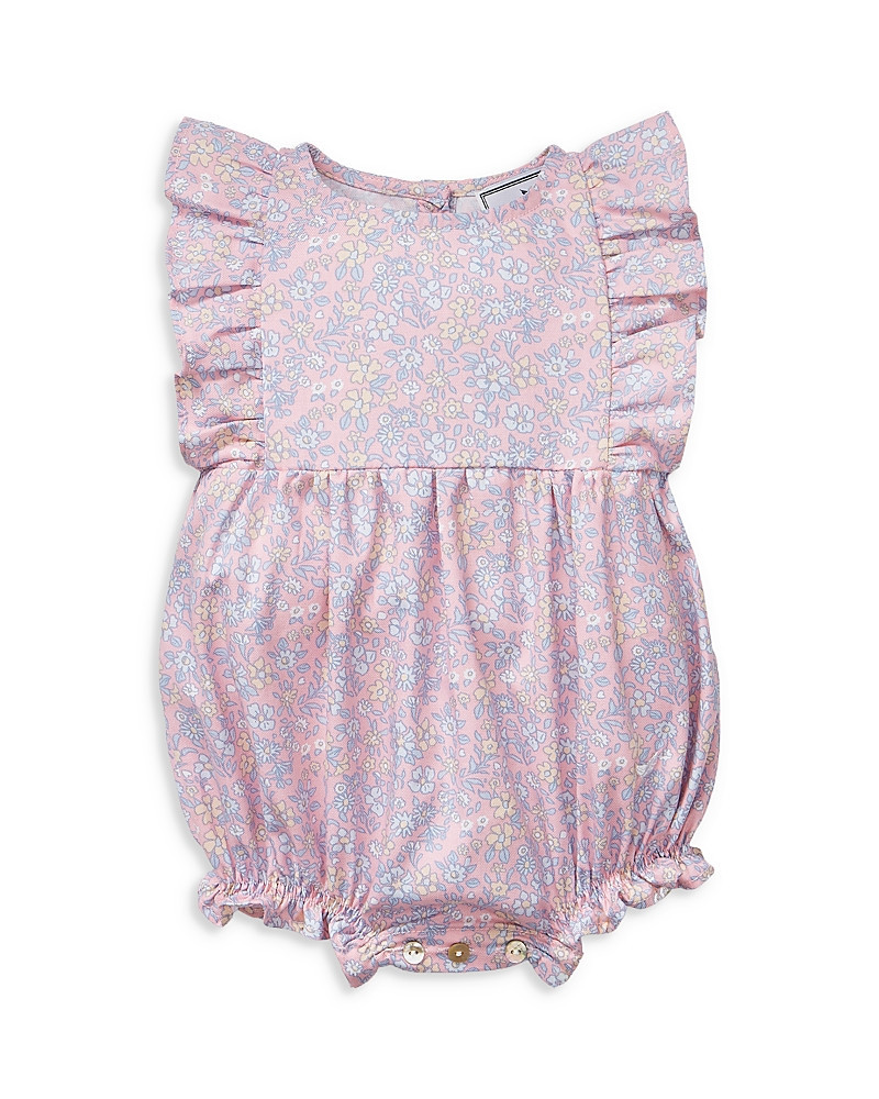 Petite Plume Girls' Floral Ruffled Romper - Baby | Bloomingdale's (US)