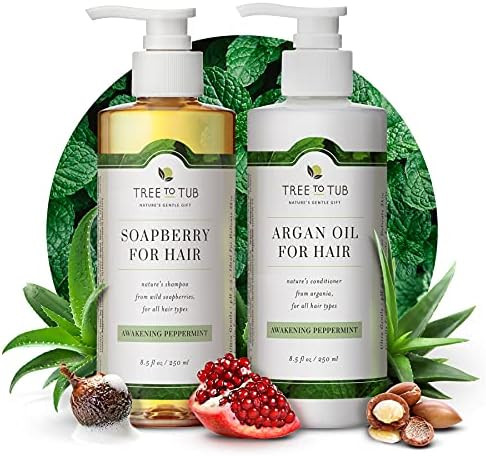 Tree To Tub Sulfate Free Shampoo and Conditioner Set for Oily Hair, Frizz, Sensitive Scalp - Hydrati | Amazon (US)