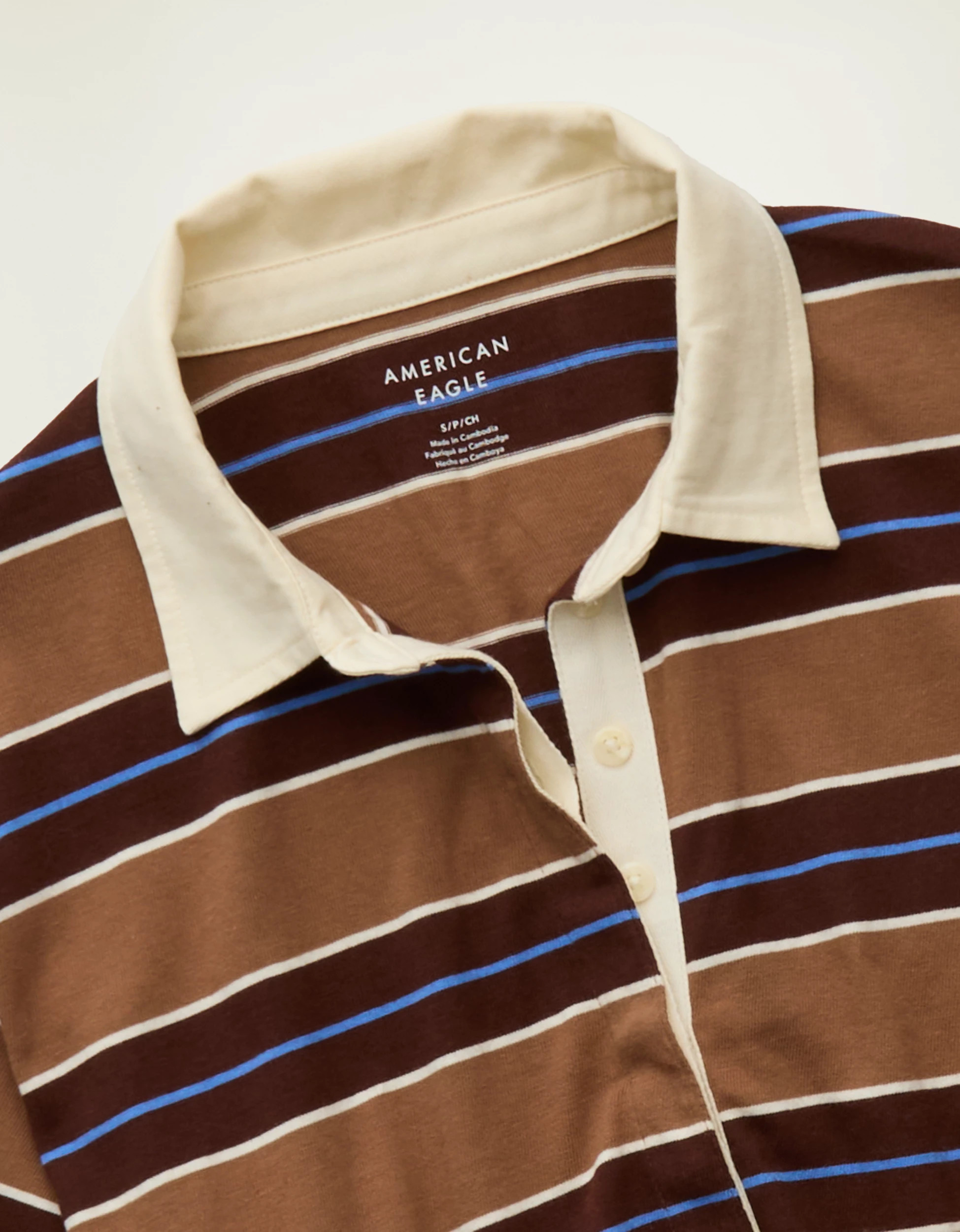 AE Striped Rugby Polo T-Shirt | American Eagle Outfitters (US & CA)
