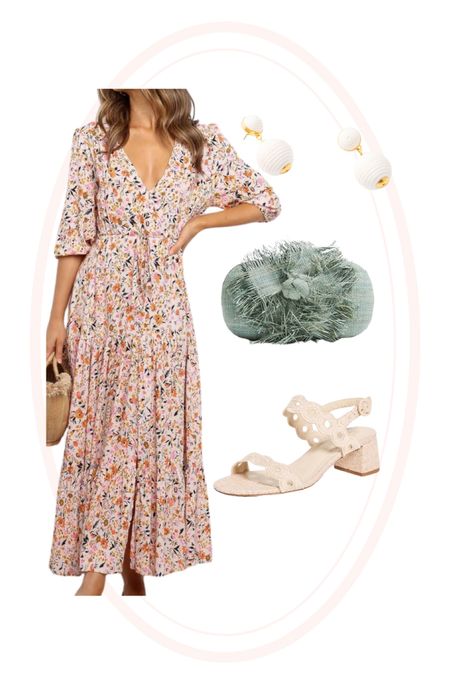 Spring outfit. Easter dress. 
.
.
.
..

#LTKstyletip #LTKfindsunder100 #LTKitbag