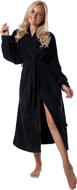 Women’s Organic Kimono Robe, Certified Organic Soft Terry Turkish Cotton Bathrobe for Women | Amazon (US)