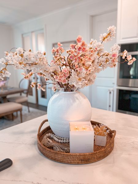 My island decor / square candle is from Taja Collection I cannot link but I also have the large Capri Blue Volcano Capiz Jar Candle​ from Anthropologie linked below 👌🏼

#LTKHome