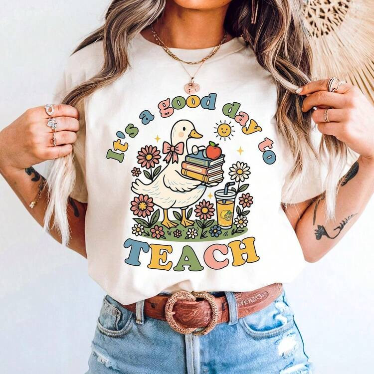 Its a good day to teach shirt  | SHEIN