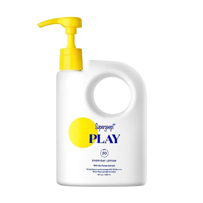 Supergoop! PLAY Everyday Lotion, 18 oz - SPF 50 PA++++ Reef-Friendly, Broad Spectrum, Body & Face... | Amazon (US)