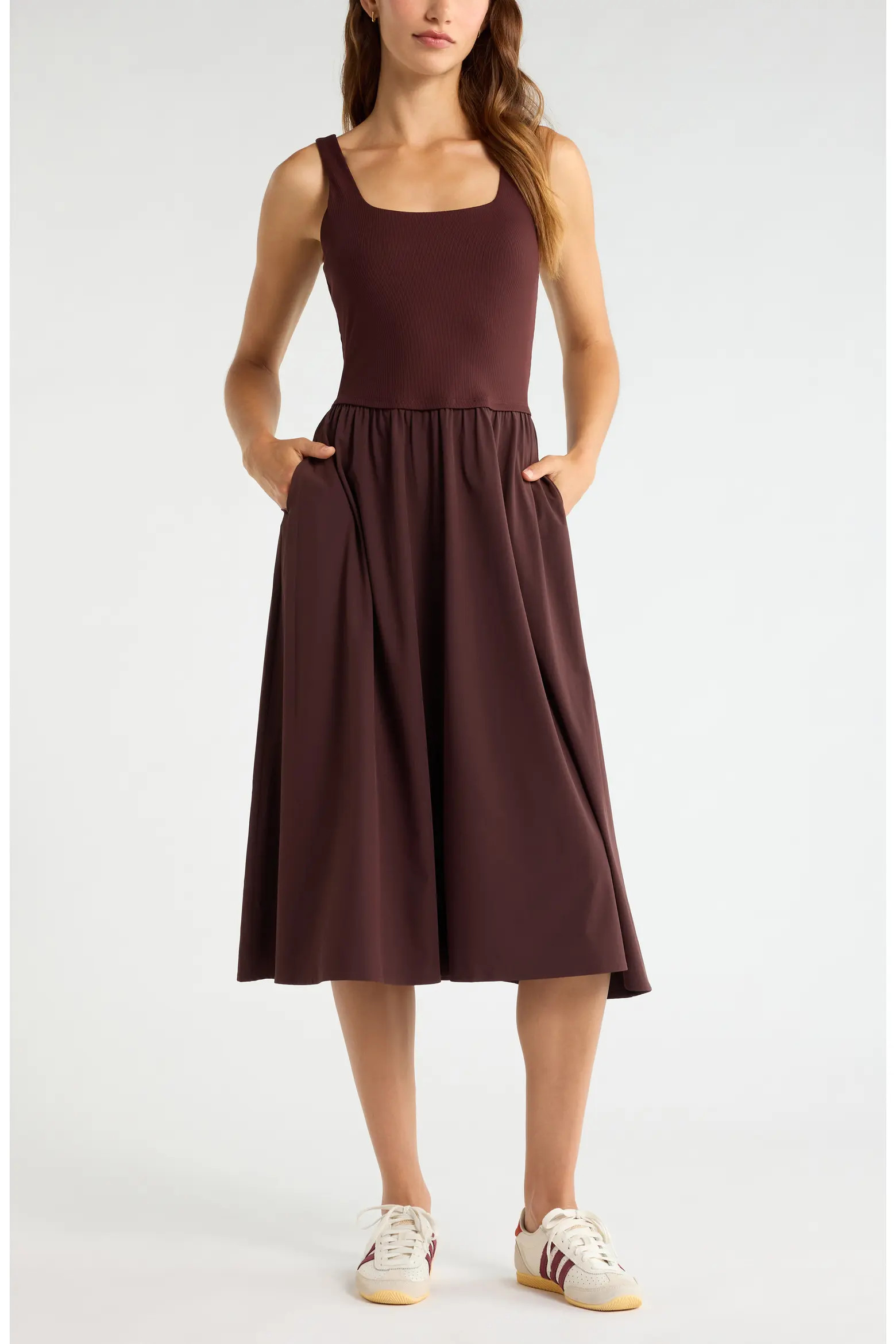 Effortless Sleeveless Midi Dress (Women) | Nordstrom | Nordstrom