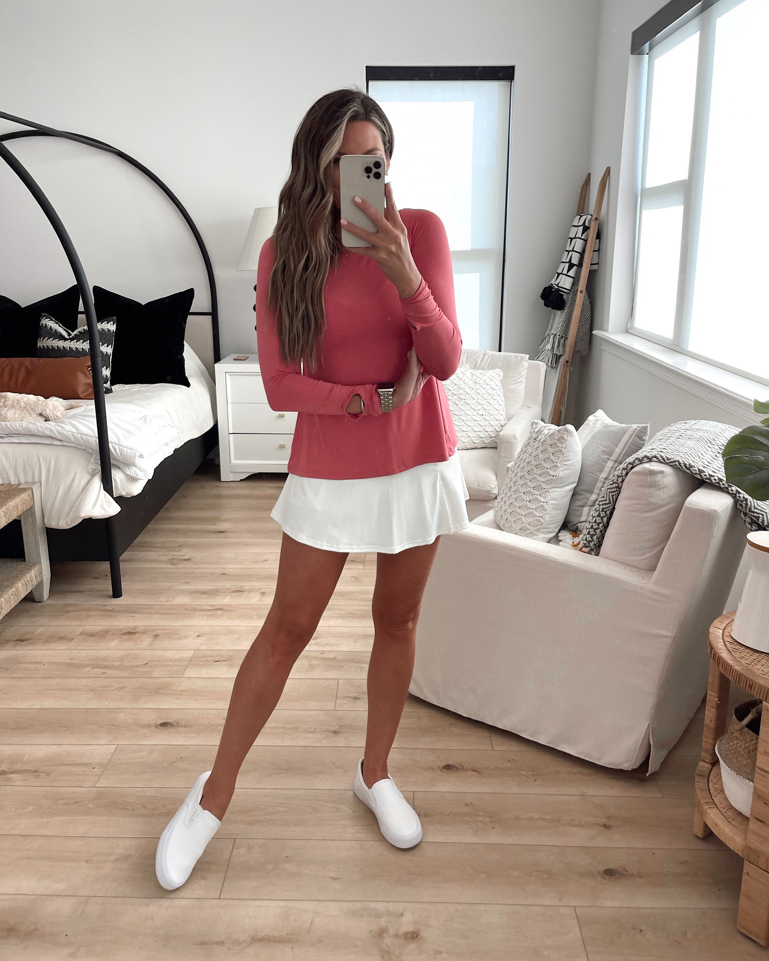 In a small top and medium skirt from Amazon - all fits TTS.

#LTKSeasonal #LTKunder50 #LTKstyletip