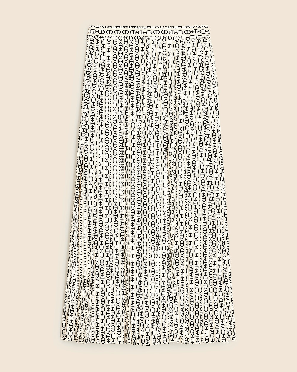 Pleated maxi skirt in vintage links print | J. Crew US