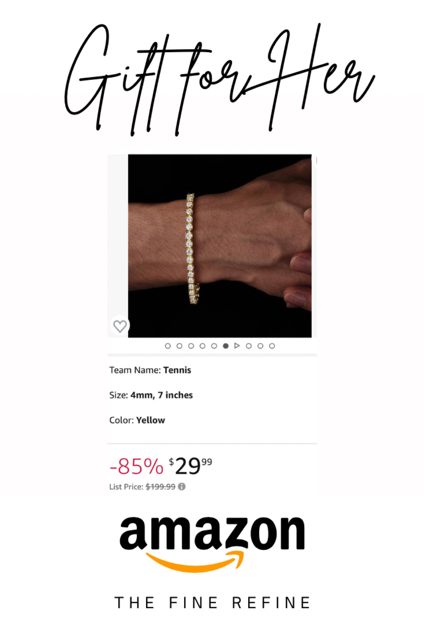 RUN !!!! Tennis Bracelet 85% off!!! Give a $200 gift for less than $30!

#amazonfinds #amazongifts #giftsforher

#LTKfindsunder50 #LTKHoliday #LTKGiftGuide