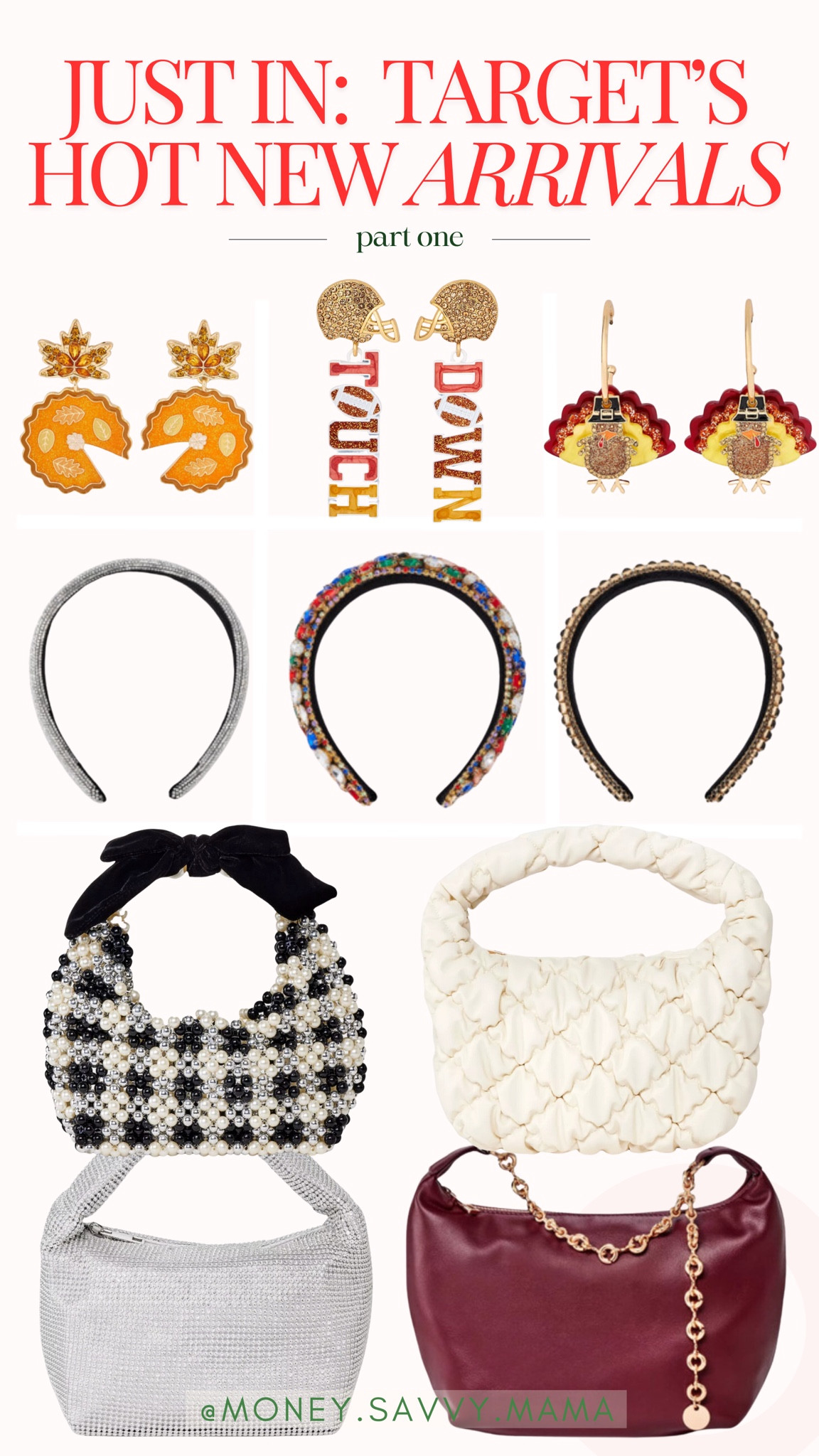 Y’all, these new fall accessories just dropped at Target and they’re too cute! Which ones are you grabbing first? 🍂🤎 

Target new arrivals, Target earrings, cute headband, Target bags, Target fall fashion, Thanksgiving outfit, target jewelry

#LTKHoliday #LTKGiftGuide #LTKSeasonal