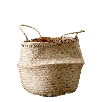 Seagrass Basket with Handles | Wayfair North America