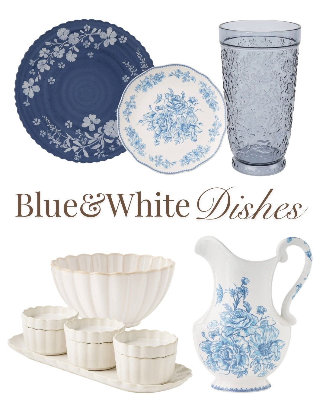 if you’ve been looking for blue and white dishes that actually mix well together

blue and white dishes, floral plates, glassware, serving bowls, pitchers, and everyday kitchen pieces are all linked here

these pieces layer easily so you can build a set over time and still have everything feel cohesive

shop all the blue and white pieces here

#LTKHome