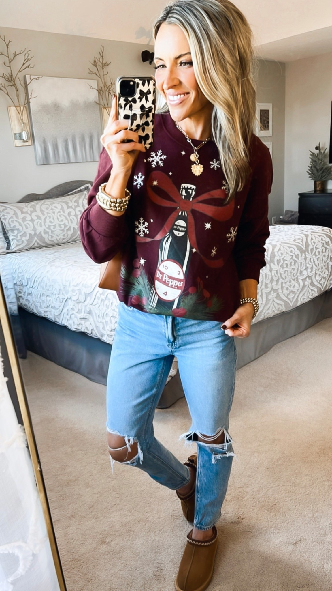 The cutest fun festive holiday sweatshirts and they’re on SALE!!!! I’m wearing size xs in all. You can easily size up one for a comfy oversized fit! 

#LTKHoliday #LTKSaleAlert #LTKSeasonal