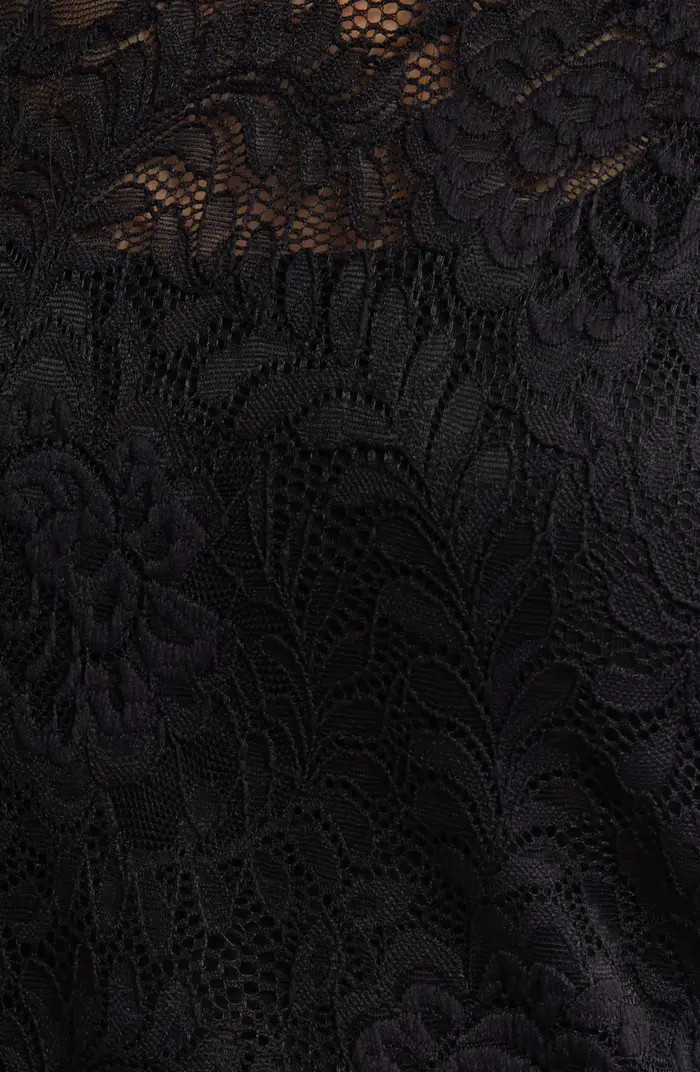 Mock Neck Long Sleeve Lace Top | Nordstrom