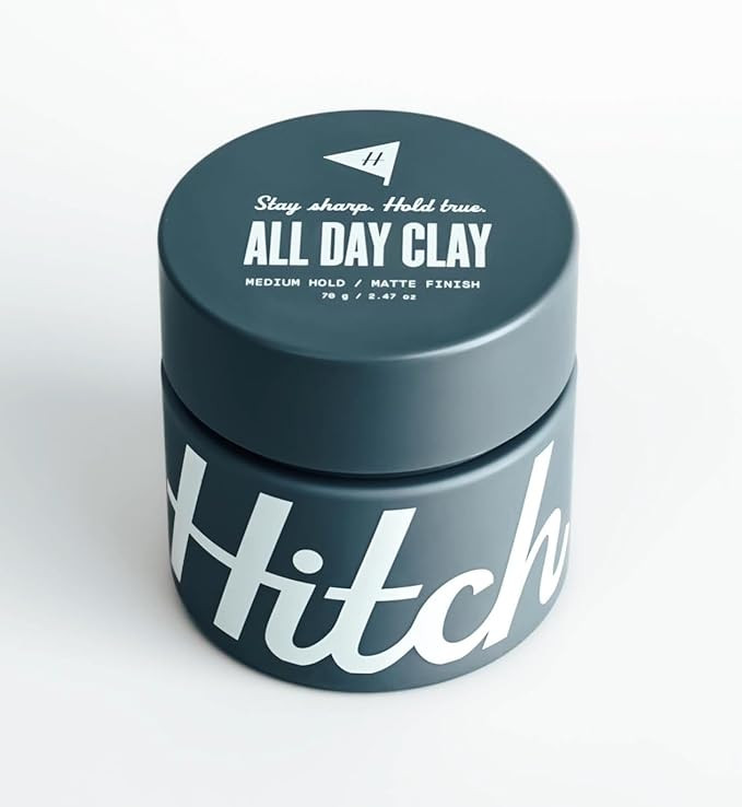 Hitch All Day Clay Medium Hold Matte Finish Hair Clay Pomade for Men | Amazon (US)