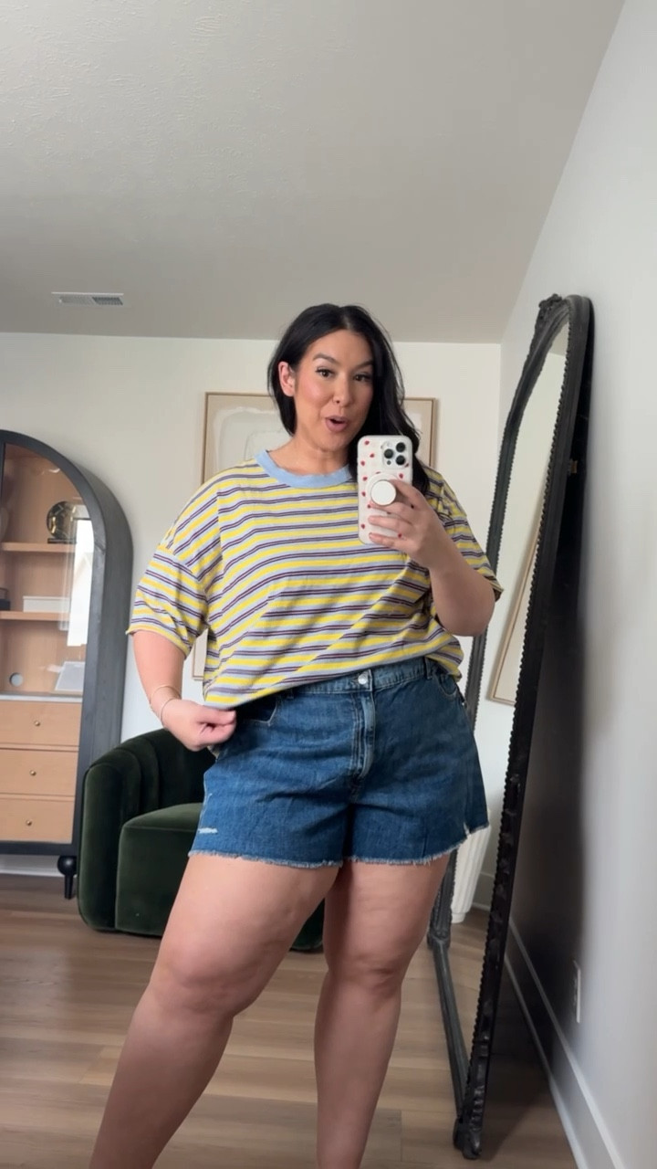 @Aerie cutest striped top and denim shorts for my midsize girlies!
-
-
-

Aerie, Midsize, Midsize OOTD, Denim shorts, Spring OOTD, Summer OOTD, Curvy fashion, Midsize denim, Swim, One-piece, Midsize Swim

#LTKootd #LTKSeasonal #LTKMidsize