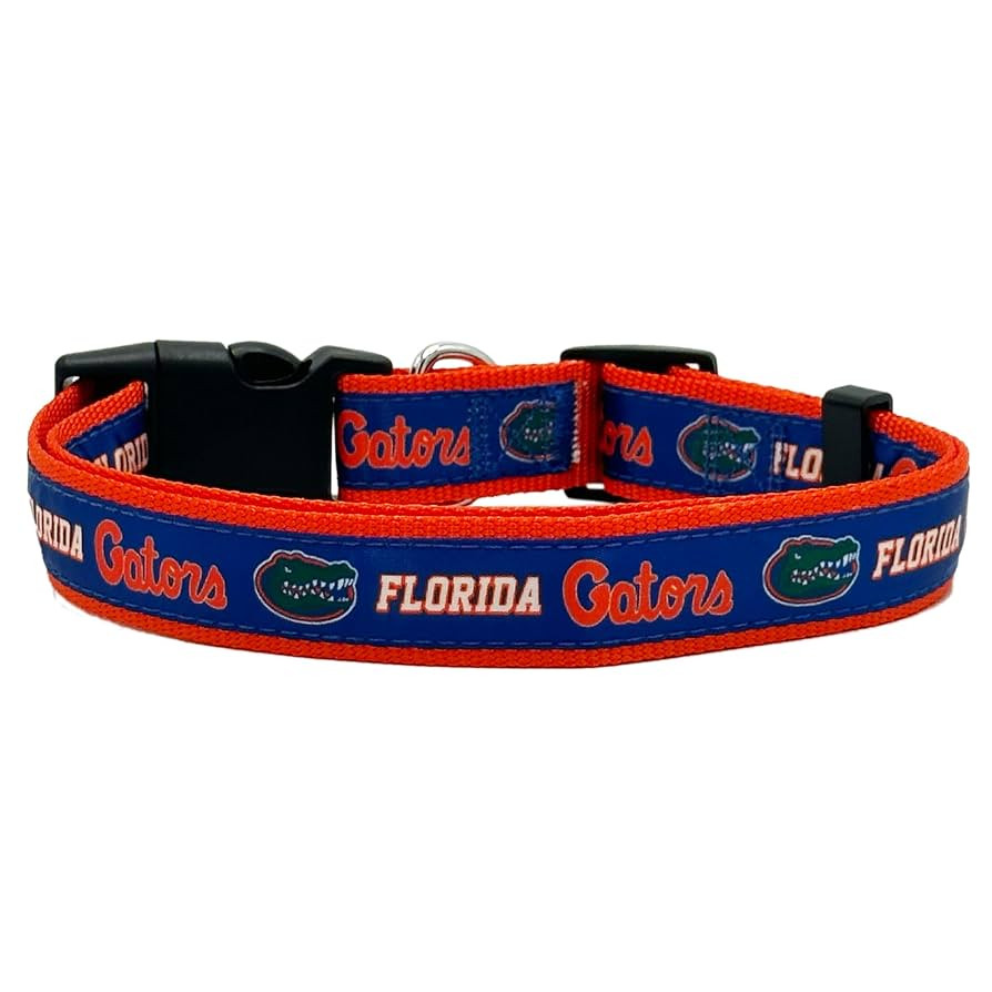 Pets First Collegiate PET Collar New Version Florida Gators Dog Collar, Size Large. Best Sports T... | Amazon (US)