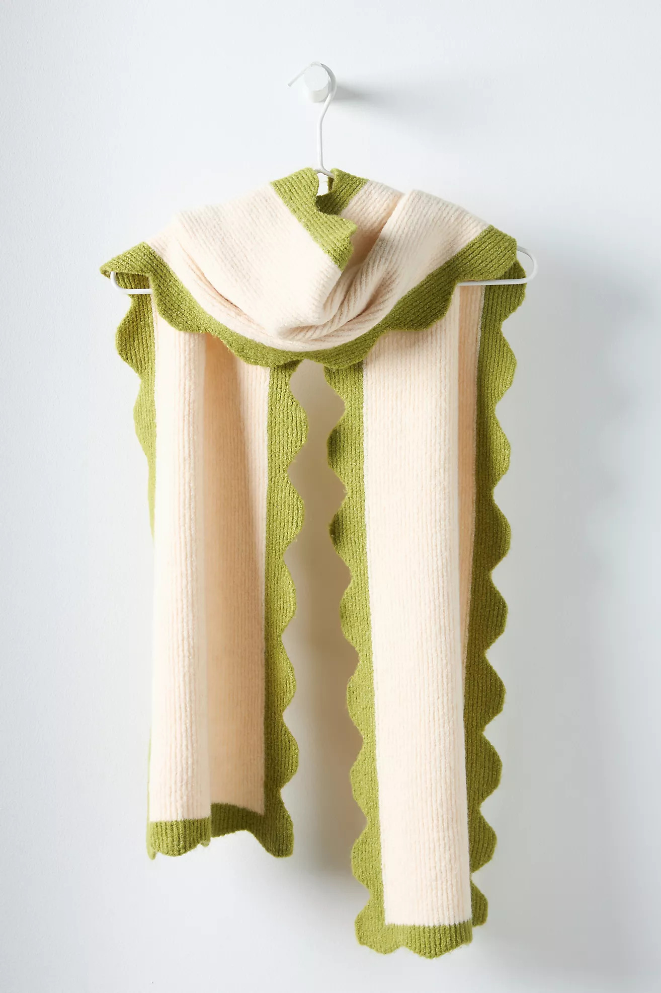 Maeve Scallop-Edge Scarf | Anthropologie (US)