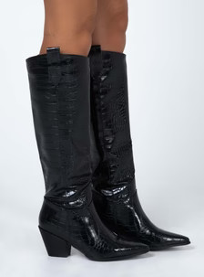 Riley Boots Black | Princess Polly US