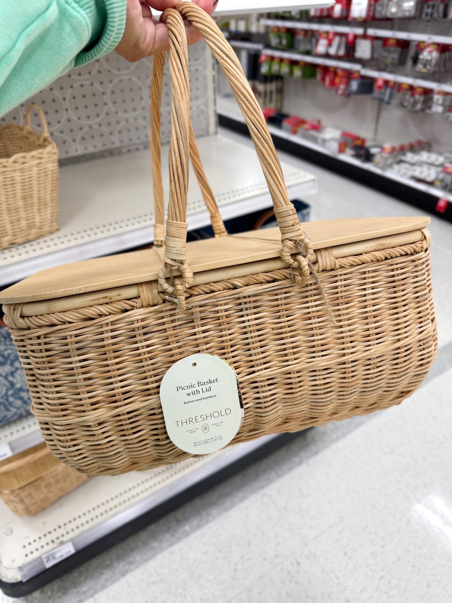 picnic baskets 

spring decor, target finds, target home 

#LTKHome #LTKSaleAlert