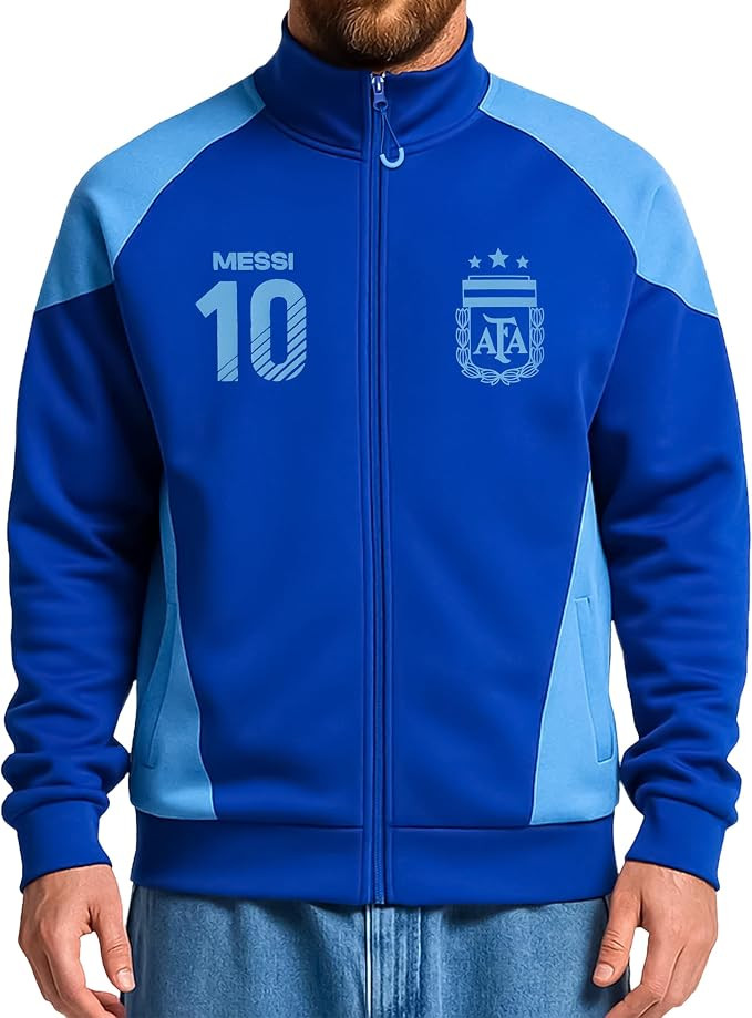 Icon Sports Officially Licensed Argentine Football Association Lionel Messi Track Jacket - Unisex... | Amazon (US)
