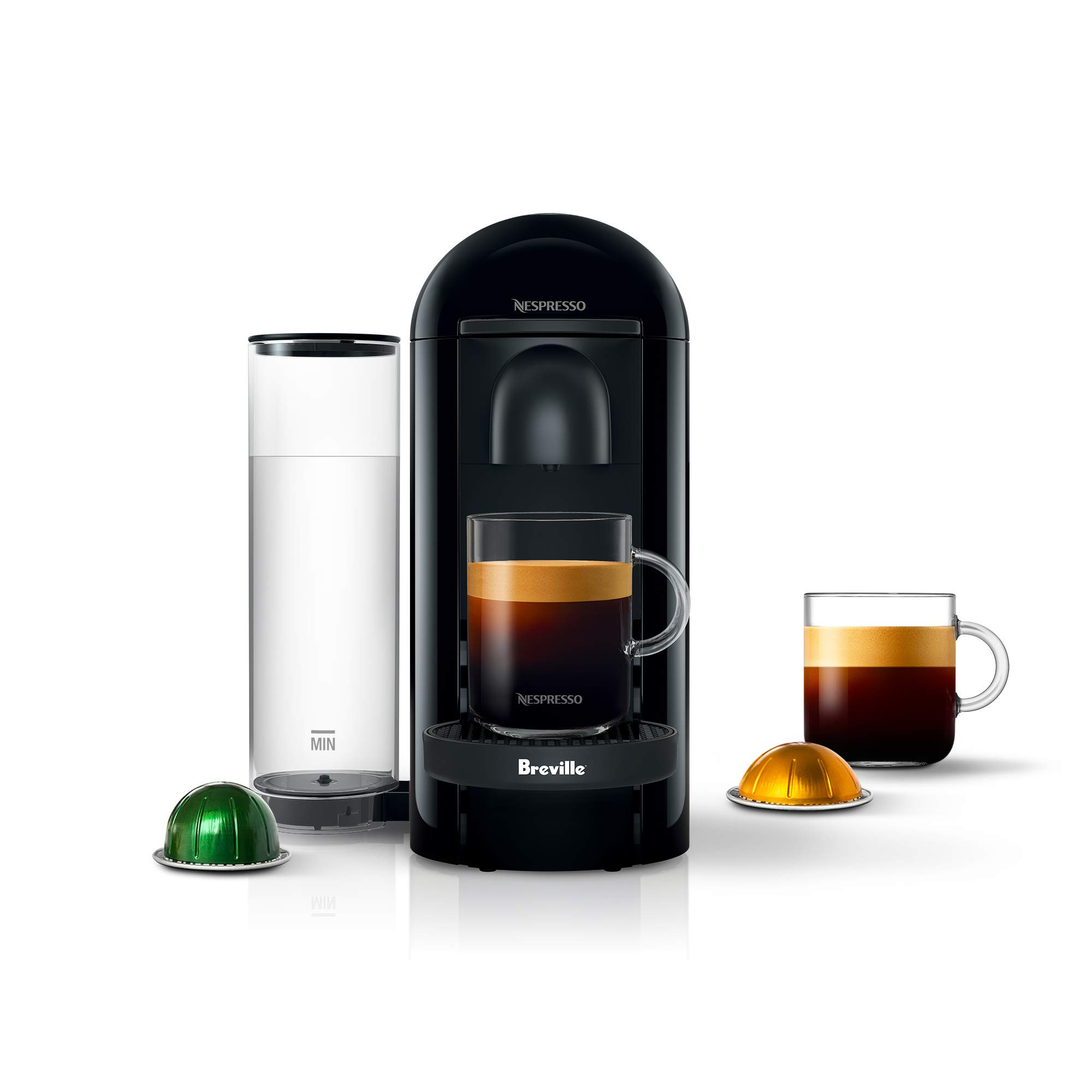 Nespresso VertuoPlus Coffee and Espresso Machine by Breville,60 fluid ounces, Ink Black | Amazon (US)
