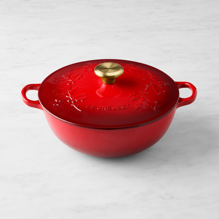 Le Creuset Enameled Cast Iron Holly Soup Pot, 4 1/2-Qt. | Williams-Sonoma