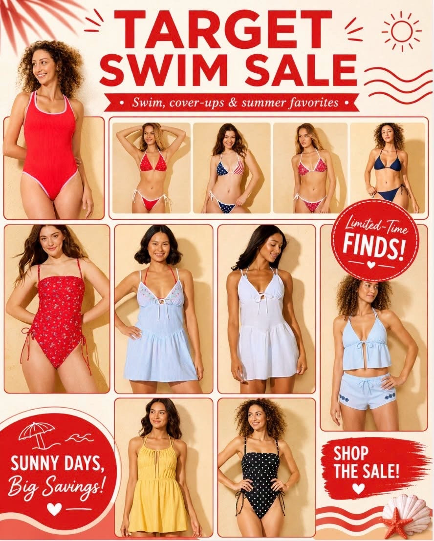 Target SWIM sale

Summer fashion
Casual summer outfits
Linen clothing
Matching two-piece sets
Vacation outfit ideas
Everyday summer style
Resortwear essentials
Lightweight dresses
Summer accessories
Chic warm-weather looks

#LTKSeasonal #LTKSaleAlert #LTKSwim