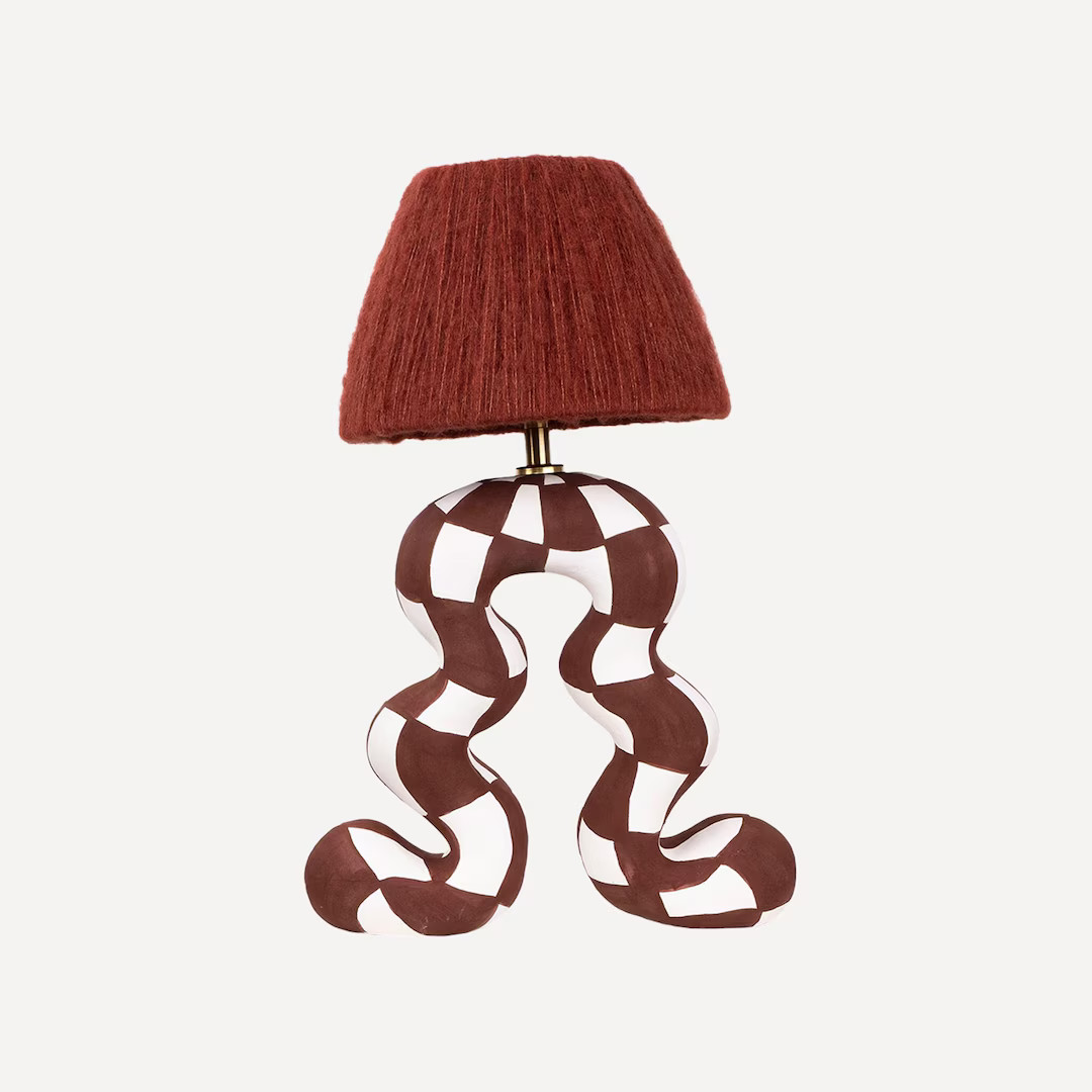 Handmade Wiggle Table Lamp, Table Lamp, Lighting, Designer Lamp, Unique Lamp, Statement Lamp, Bol... | Etsy (US)