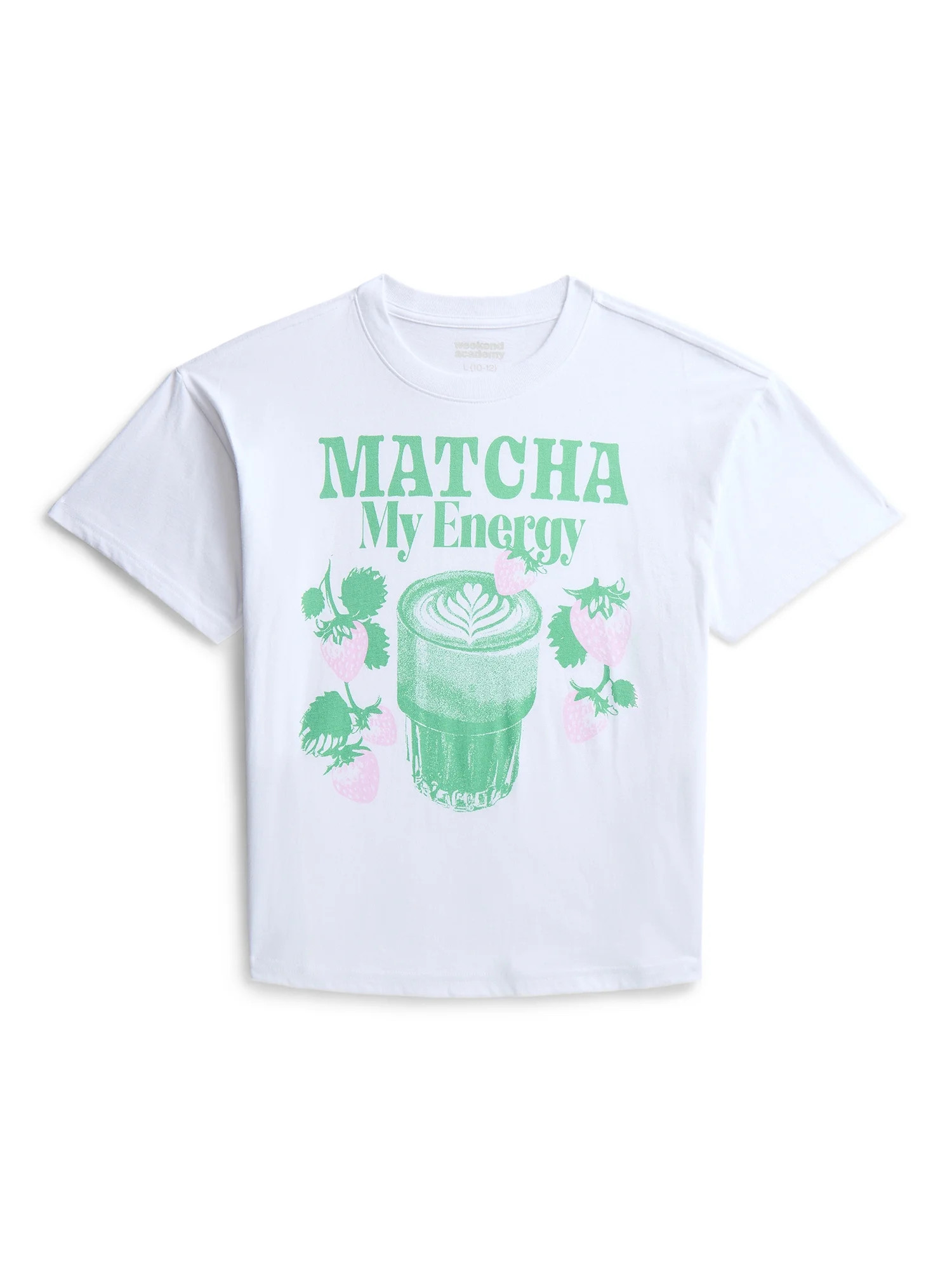 Weekend Academy Girls Graphic Tee with Short Sleeves, Sizes 4-18 | Walmart (US)