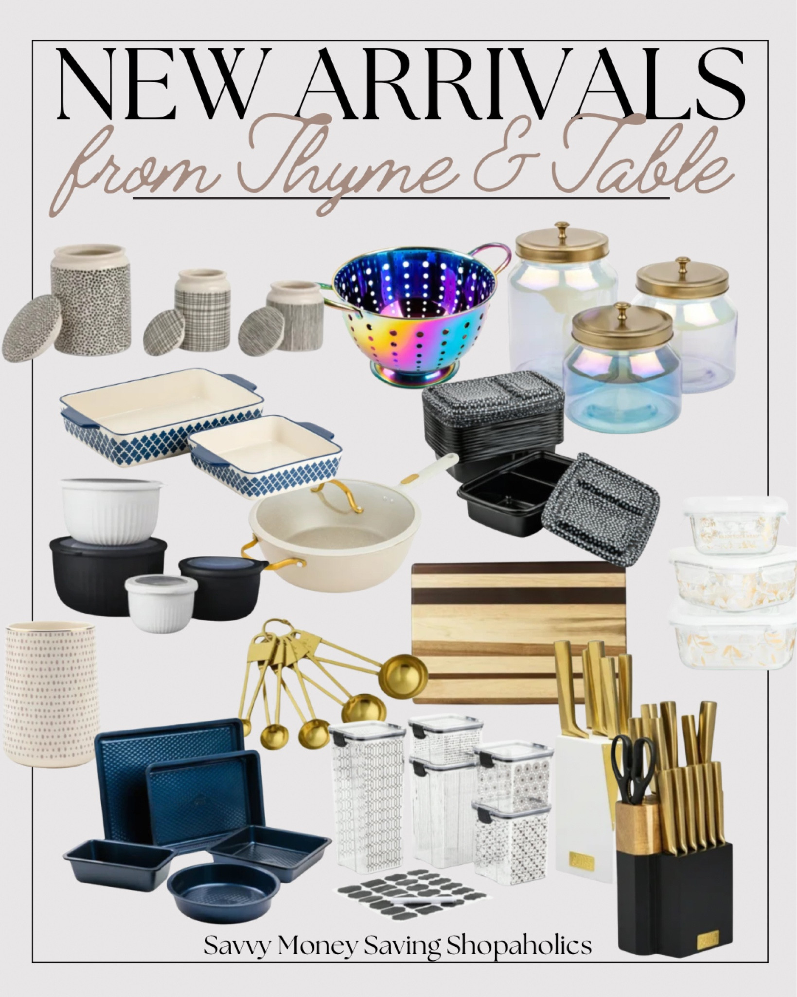 If you aren’t familiar with the Thyme & Table brand, it’s such good quality! Lots of new arrivals too! 