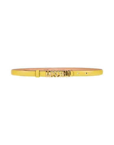 Moschino Couture Woman Belt Yellow Size 10 Soft Leather | YOOX (US)