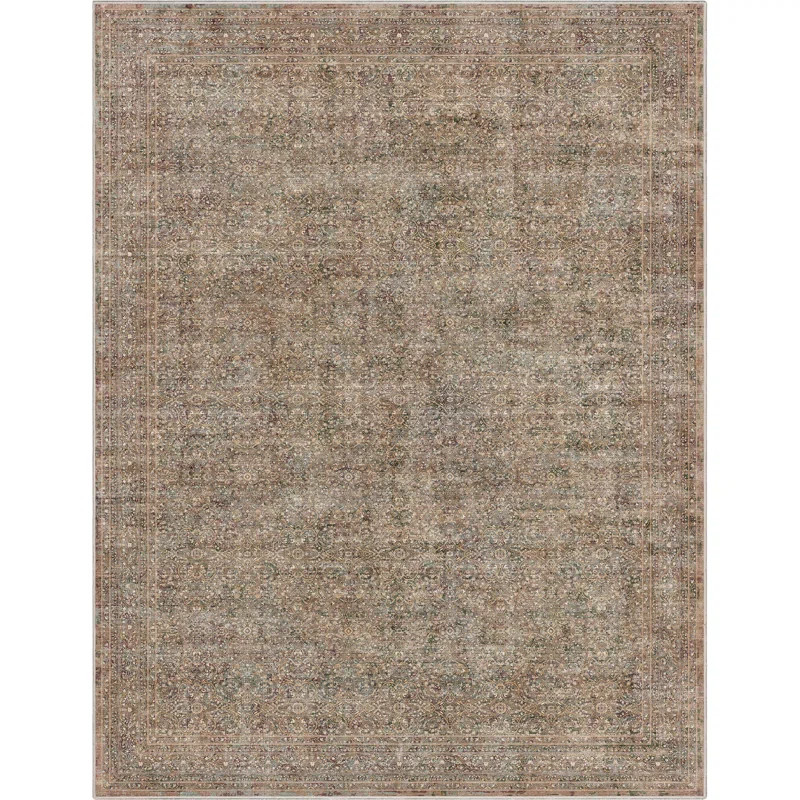 Well Woven Asha Juliette Vintage Persian Oriental Beige Flat-Weave Rug | Wayfair North America