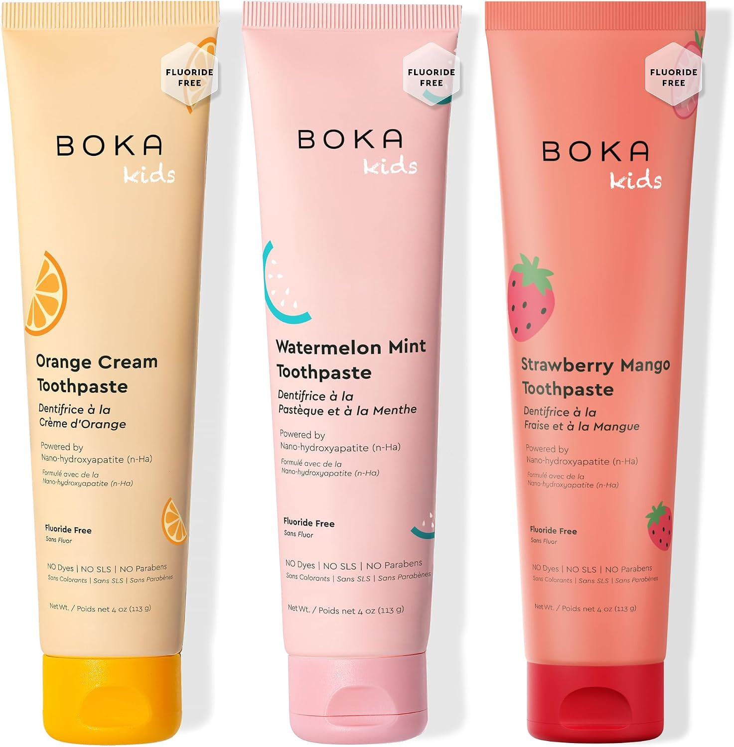 Boka Kids Toothpaste - Fluoride Free Nano Hydroxyapatite Toothpaste | Amazon (US)